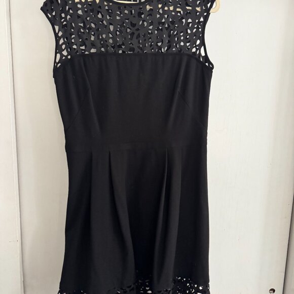 LAUREN RALPH LAUREN BLACK WOMENS DRESS sz 14 - Picture 1 of 5